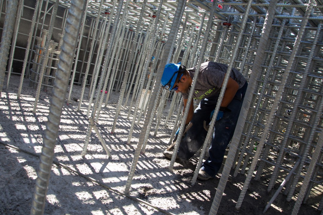 Pier 39 Rebar Installation Galvanized Rebar